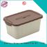 HongXing shape plastic storage boxes with wheels great practicality for snack