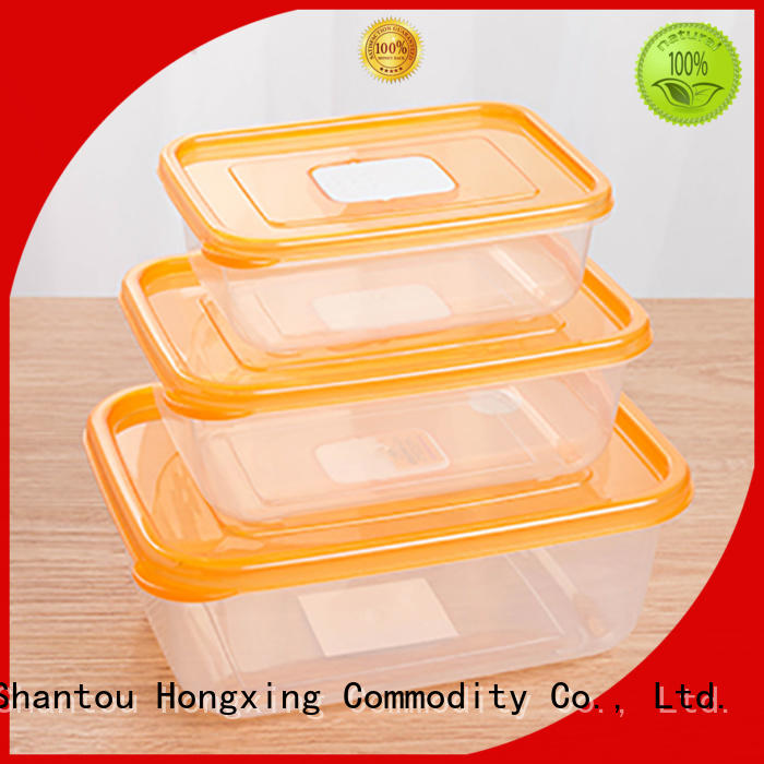 HongXing reliable quality plastic food storage container sets in different colors for macaron