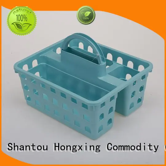 different capacities plastic basket with handle hollow with reasonable structure for storage toys