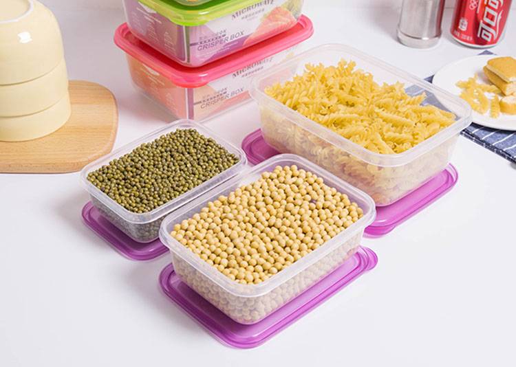 3Pcs/Set plastic Food Container meals Grade Plastic FreshKeeping Box