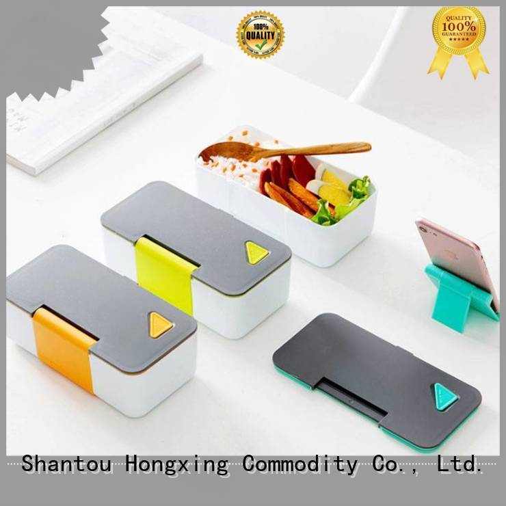 HongXing pattern lunch containers stable performance for cookie