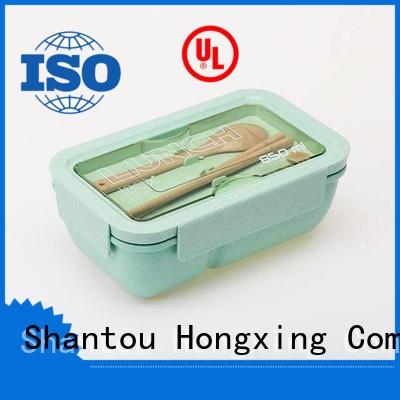 HongXing straw microwavable lunch containers stable performance for vegetable