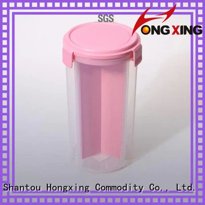 HongXing Japanese style hard plastic food containers keeping for cookie