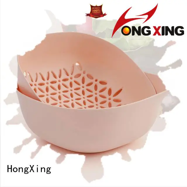 HongXing plastic plastic colander in different color for fruits