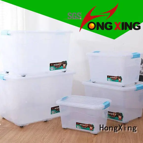 HongXing reliable quality cheap plastic storage boxes good design for snack