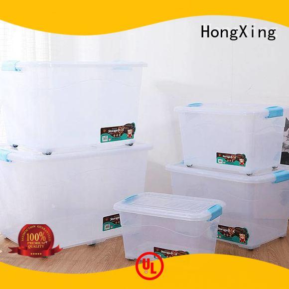 HX0030461 Clear Plastic Storage Box with Wheels 30L, 40L, 70L, 120L, 180L