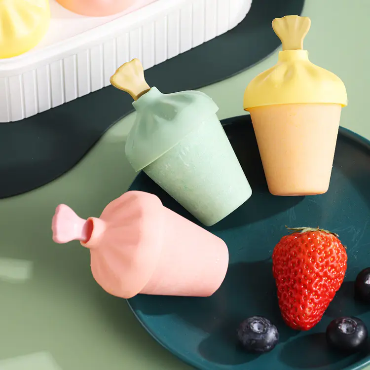 Healthy Desserts, DIY Colorful Fruit Ice Cream Molds