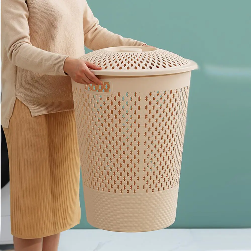 Clean and Hygienic: Lid Design - Worry-Free Laundry Organization for a Tidy Living Space!