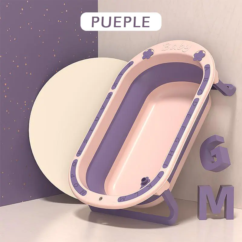 Your Baby's Bath Time Buddy: Multi-Functional Foldable Kids' Bathtub