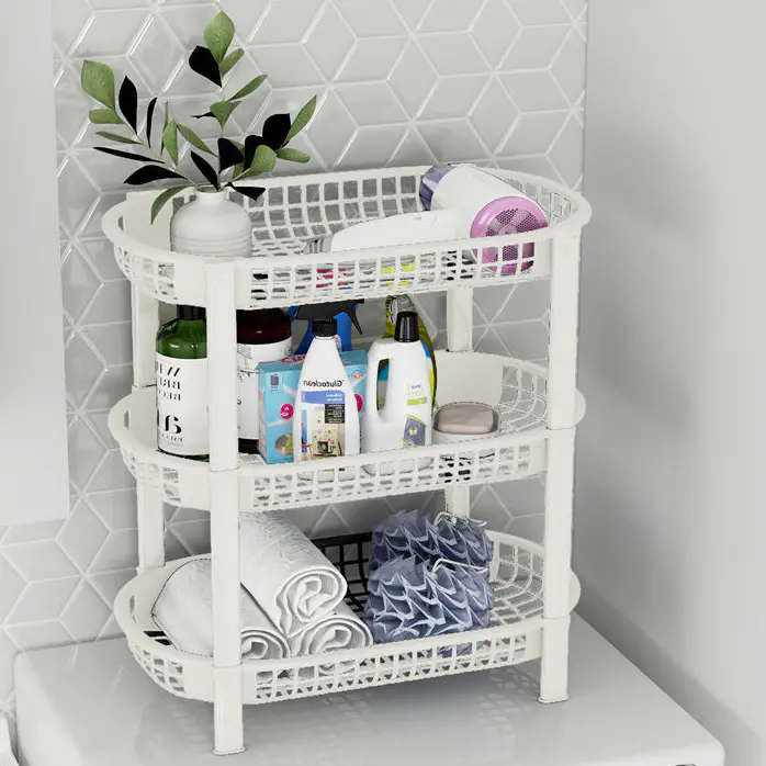 Multi Layer Integrated Household Storage Rack，Hollow Storage Rack