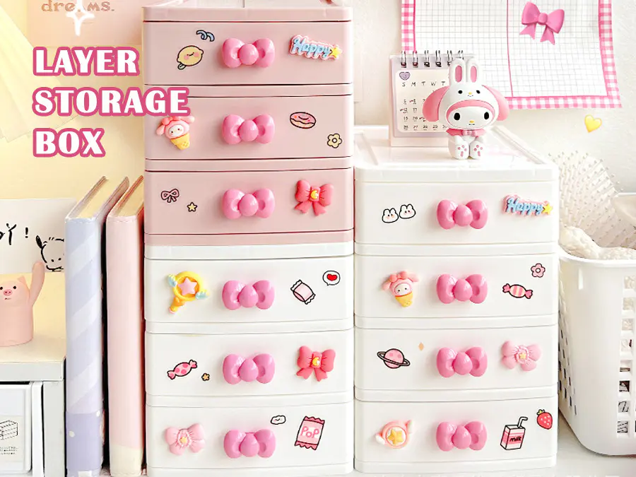 Keep It Cute and Organized: Girls' Exclusive Small Desktop Accessories & Hairpin Storage Box