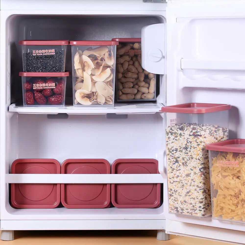 Convenient Storage, Square Plastic Fresh-Keeping Containers