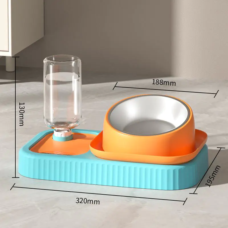 Stay Mess-Free with Our Automatic Water-Dispensing Pet Feeder