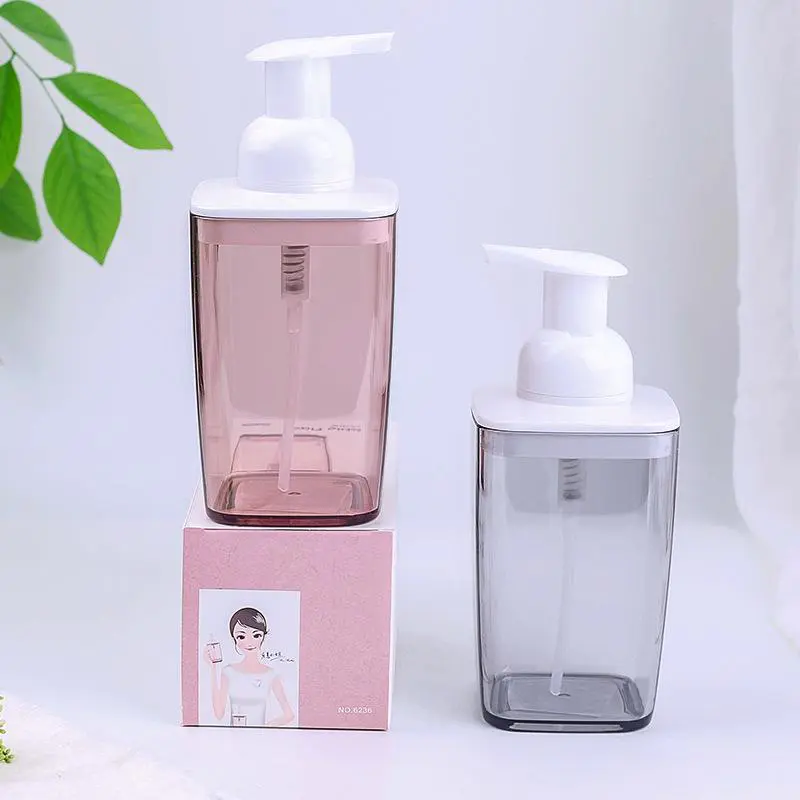 Plastic Dustproof Foam Bubble Bottle, Bathroom Specific Hand Sanitizer Dispensing Flask