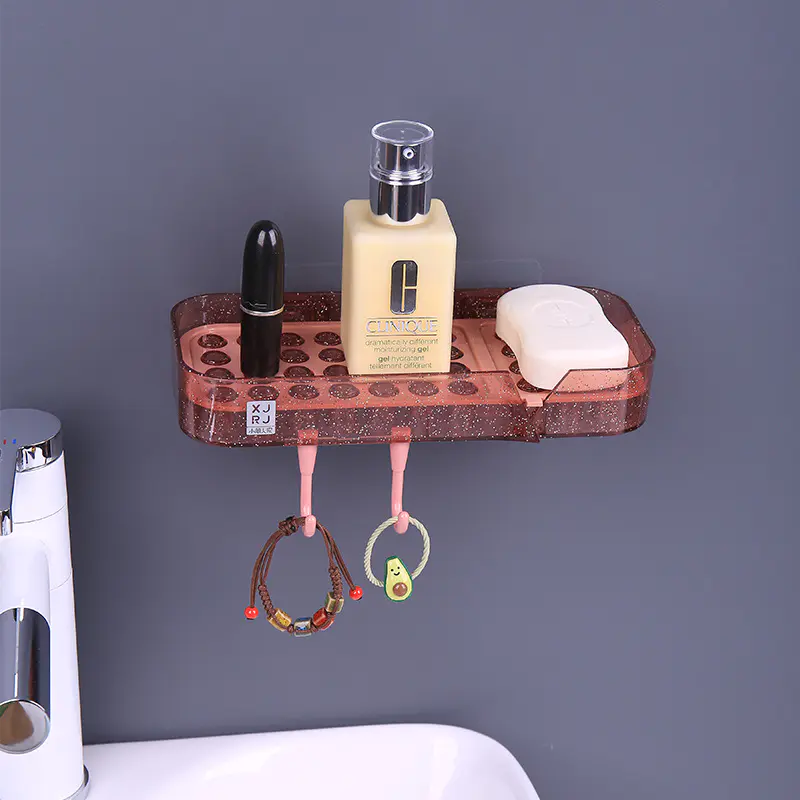 Long-Style Wall Mounted Soap Box, Wall Adhesive Soap Box without Installation