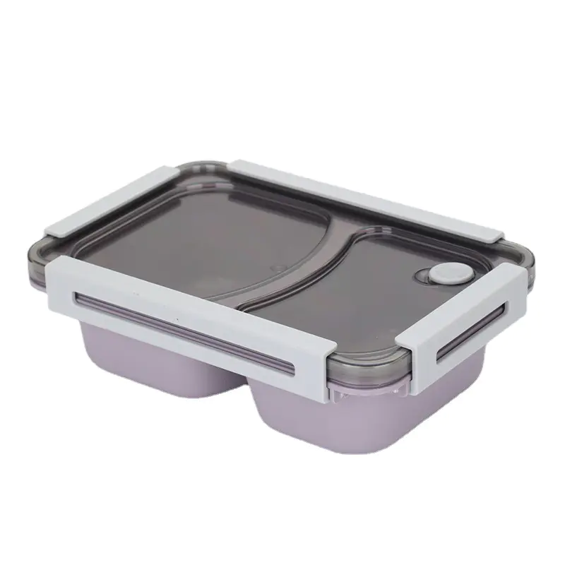 Portable Living Lunch Box, Creative Lunch Box with 2 Compartments