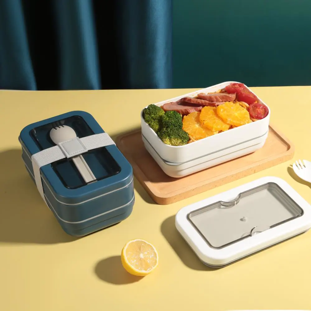 China Professional Simple Light Food Binding Lunch Box (Rectangular) Factory