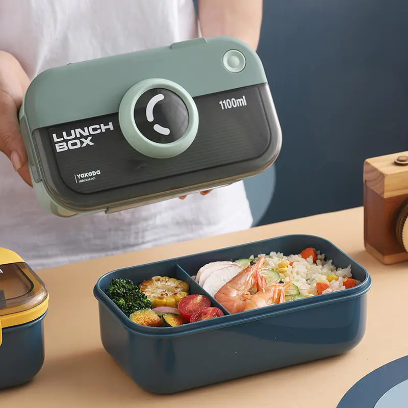 Morandi Japanese Student Lunch Box, New Camera Shaped Bento Box