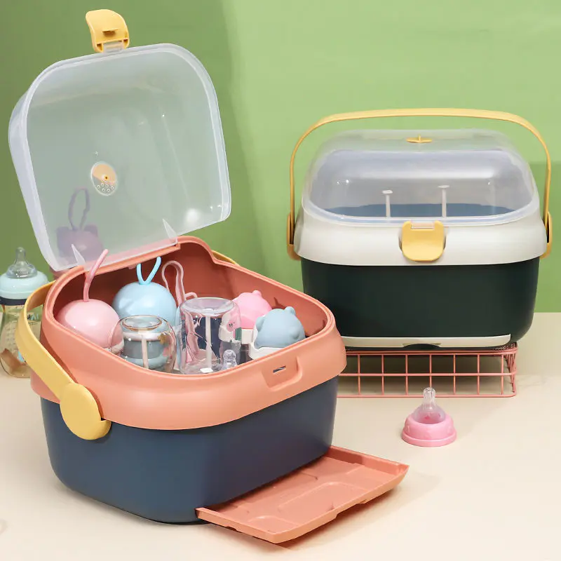 Large Capacity, Cute Baby Water Bottle Storage Box