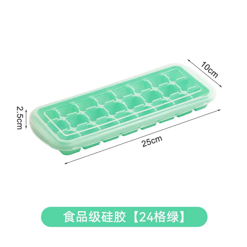 Soft Rubber Ice Box, 36 and 24 Cubes Ice Makers
