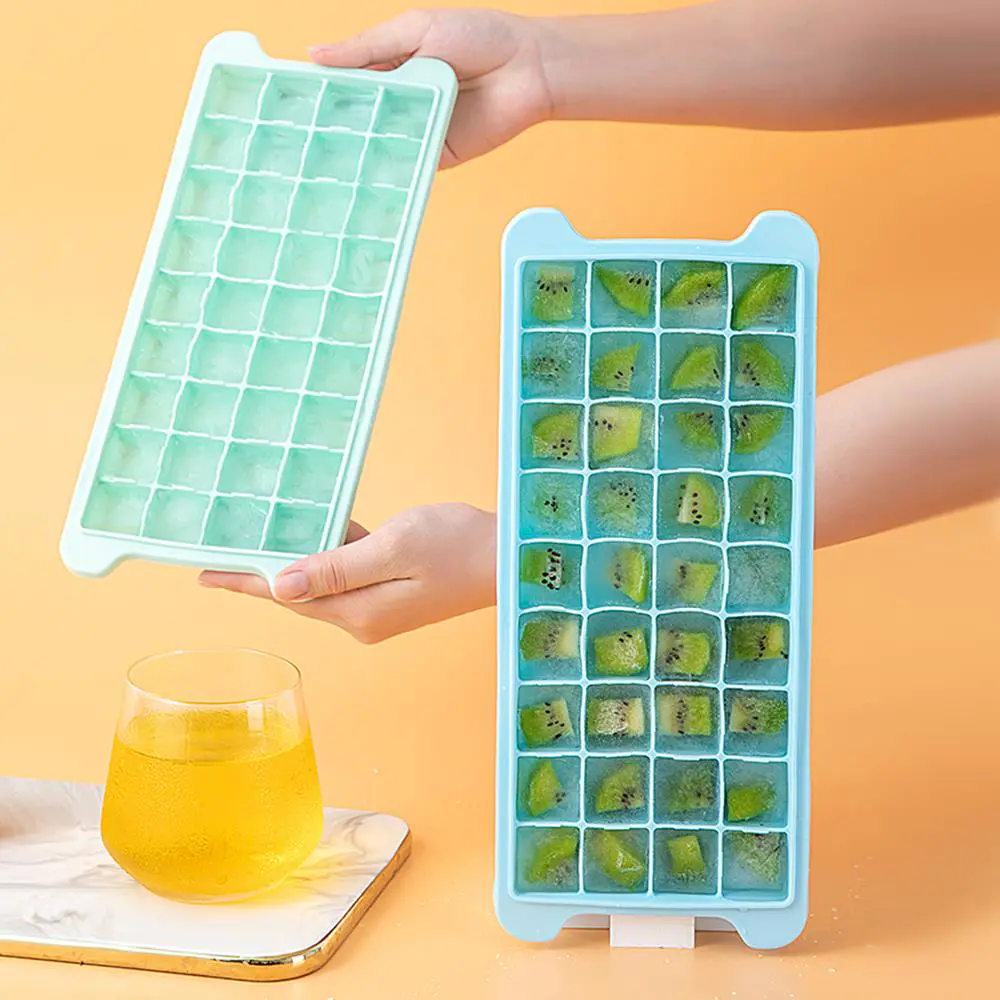 Soft Rubber Ice Box, 36 and 24 Cubes Ice Makers