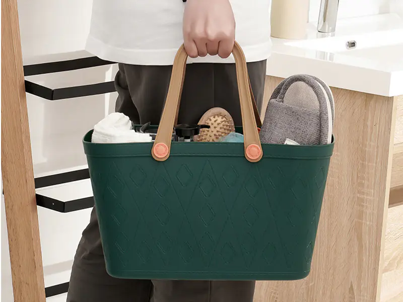 Fashionable and elegant handheld vegetable basket