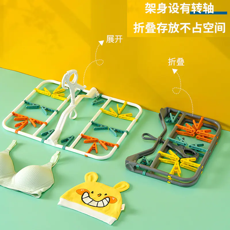 High Quality Foldable Clothes Hangers, Square and Circular Hangers