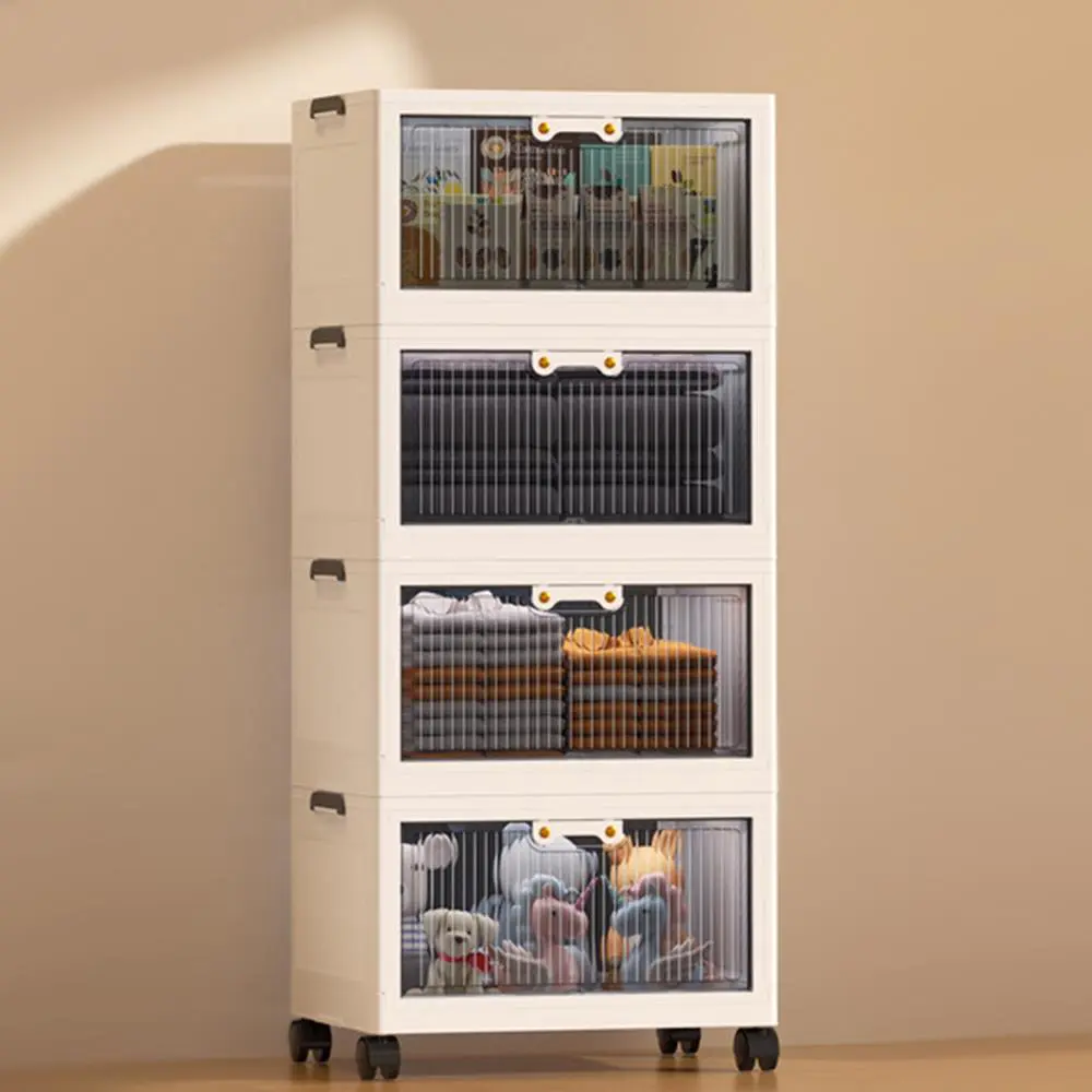 Children's Toy Wardrobe, Freely Assembled Folding Storage Cabinet
