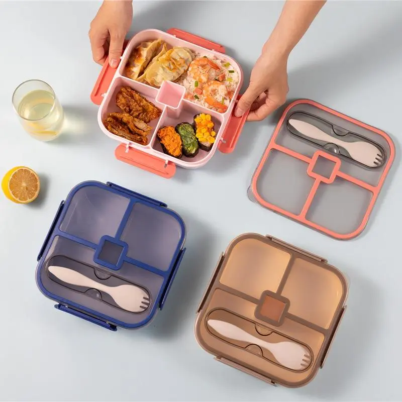 Children's Student Lunch Box, Divided Sealed Fruit box Salad Box