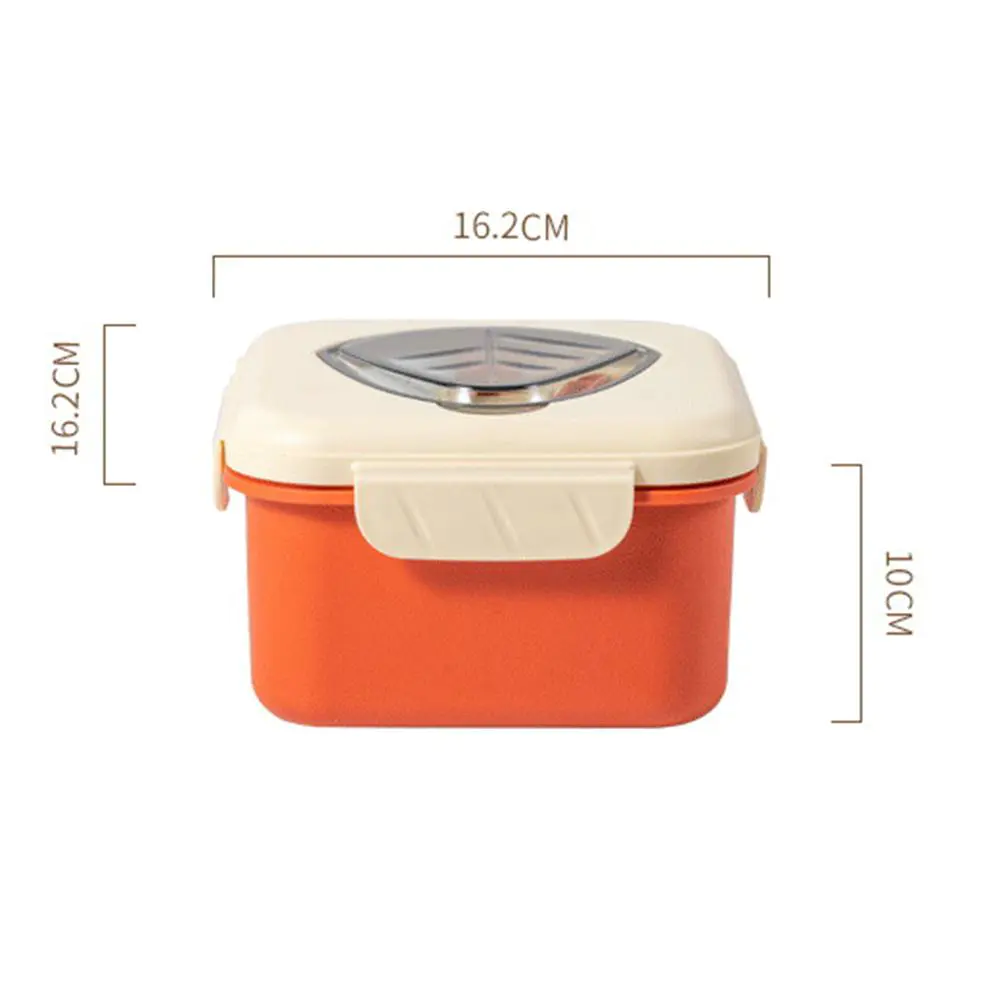 Round/Square/Rectangular Lunch Box with Seasoning Box