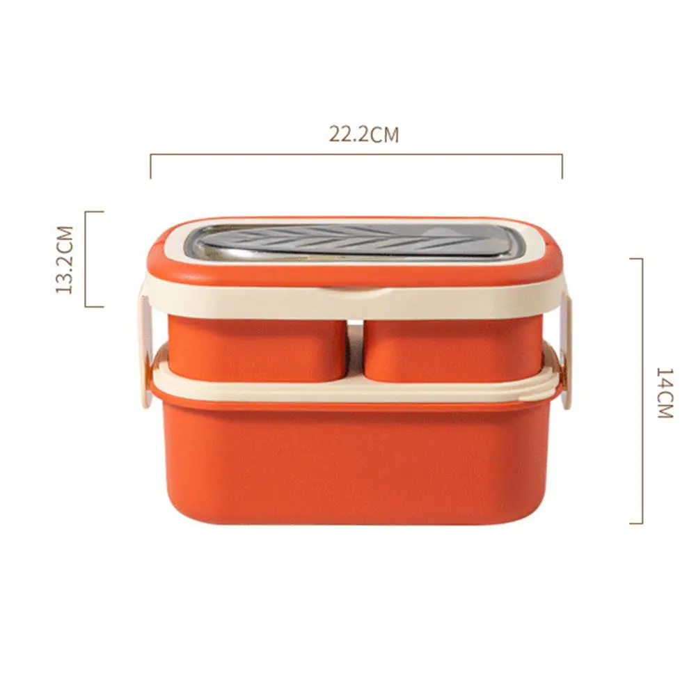 Round/Square/Rectangular Lunch Box with Seasoning Box