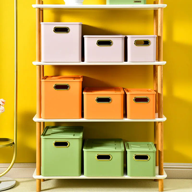 Japanese Style Plastic Sorting Box, Colorful Storage Box