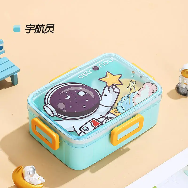 Astronaut Dinosaur Unicorn Lunch Box, Cartoon Microwave Portable Lunch Box