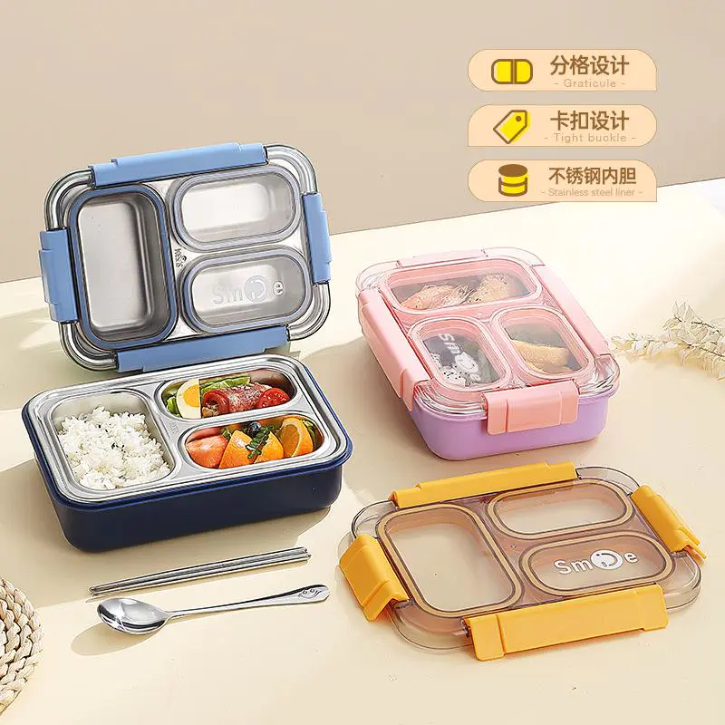 Independent Sealed Stainless Steel Lunch Box, Insulated Lunch Box