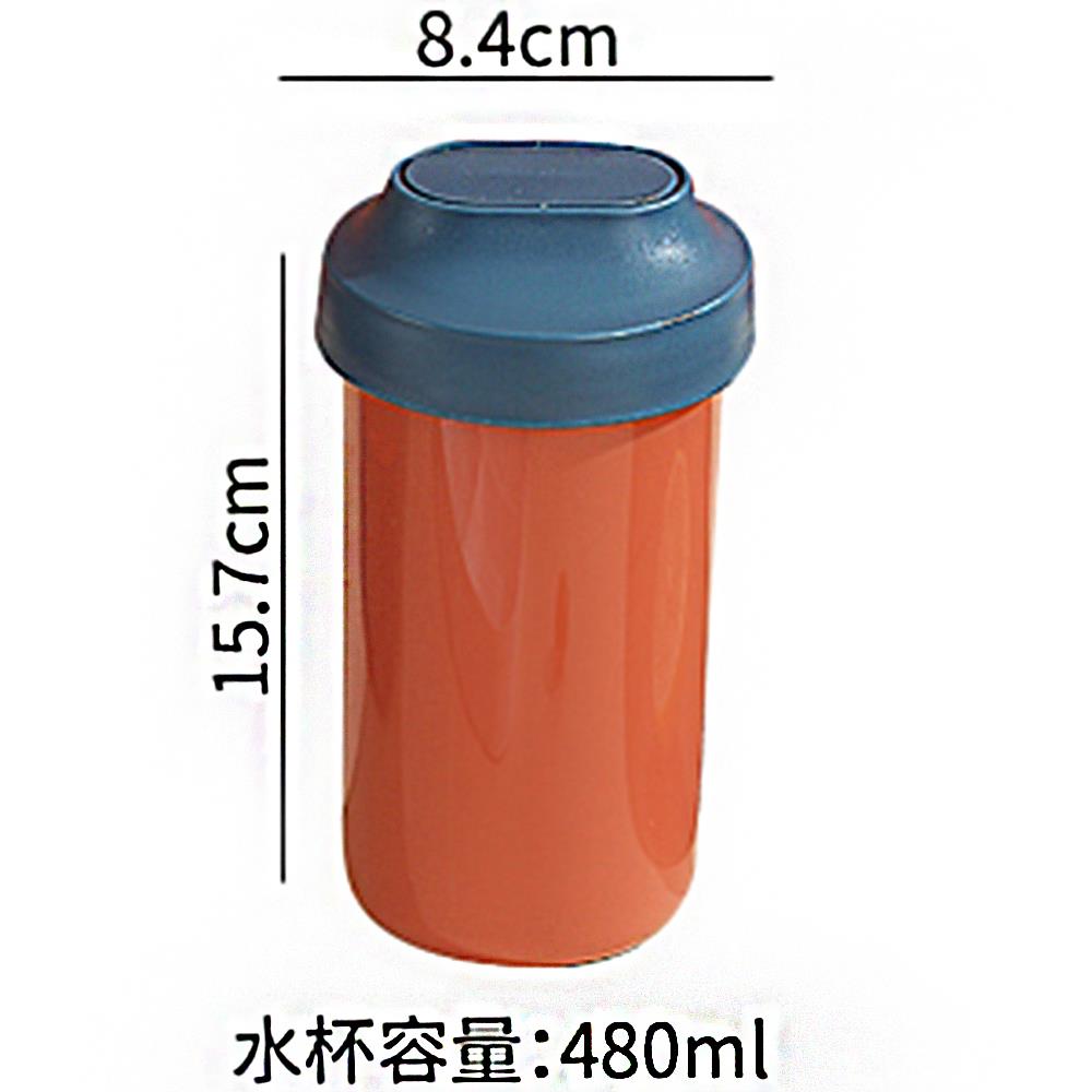 Colored Simple Portable Lunch Box and Water Bottle Set for Students