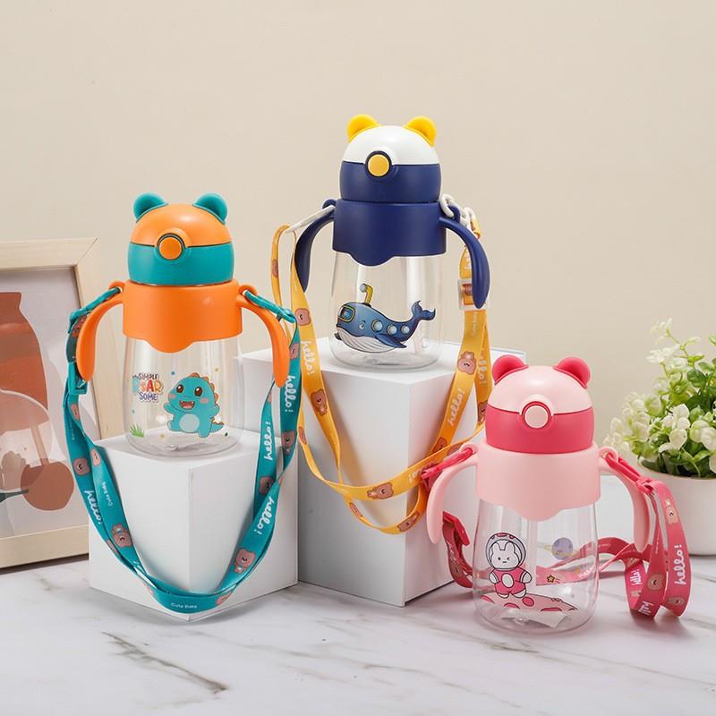 Cartoon Cute Children's Water Bottle with Handle